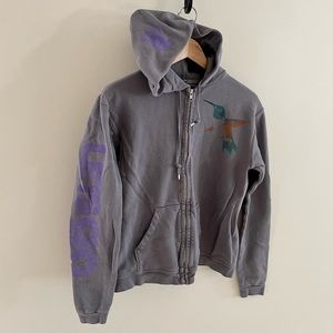 Freecity/Free City zip hooded/hoodie sweatshirt small